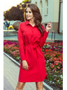 numoco Рокля с джобове - червена Numoco CAMILLE