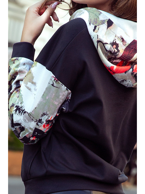 numoco Суитшърт с цветни вложки