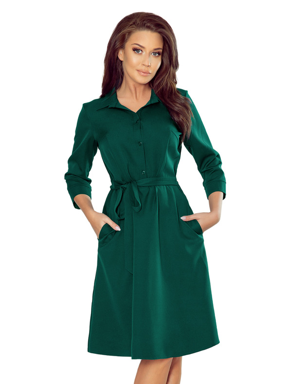 numoco SANDY рокля - зелена