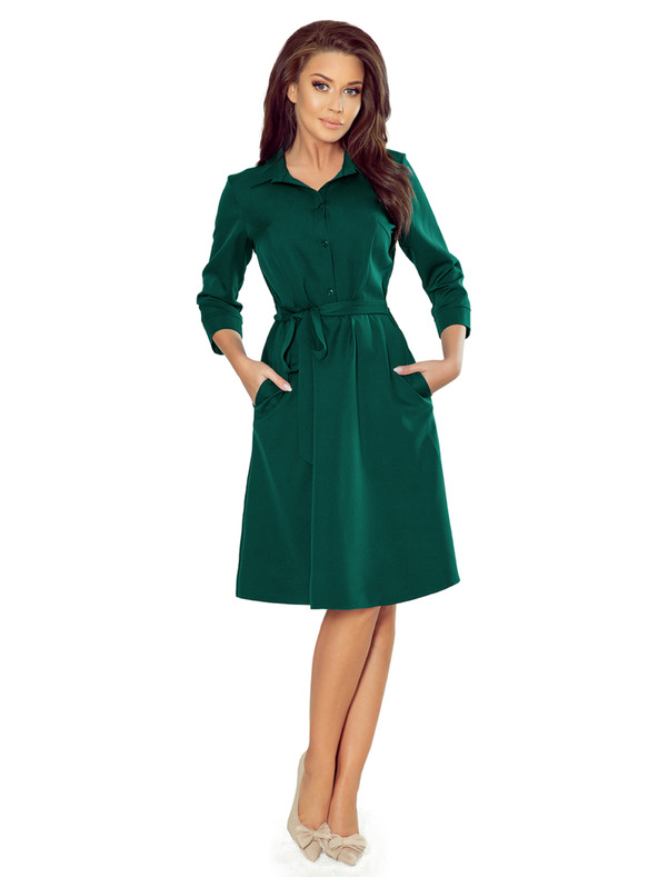 numoco SANDY рокля - зелена