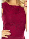 numoco MARTA рокля с дантела - бордо