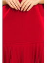 numoco LUCY - плисирана удобна рокля - червено
