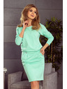 numoco Рокля CRISTINA - Спортна рокля с цепка на гърба - мента