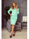 numoco Рокля CRISTINA - Спортна рокля с цепка на гърба - мента