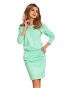 numoco Рокля CRISTINA - Спортна рокля с цепка на гърба - мента
