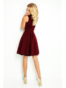 numoco Рокля - сърцевидно деколте - бордо