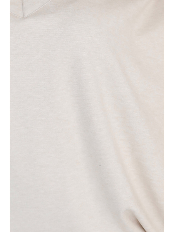 numoco Топъл прилеп суитшърт с деколте - бежов