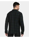 Kilpi Мъжка спортна фланелена риза Kilpi FLANNY-M Тъмнозелено