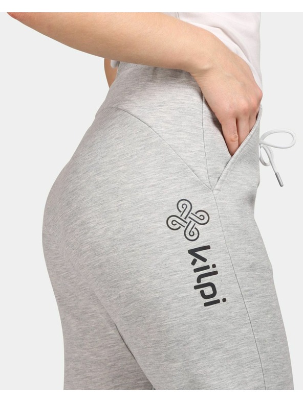 Kilpi Дамски спортни памучни панталони Kilpi MATTY-W Светлосив