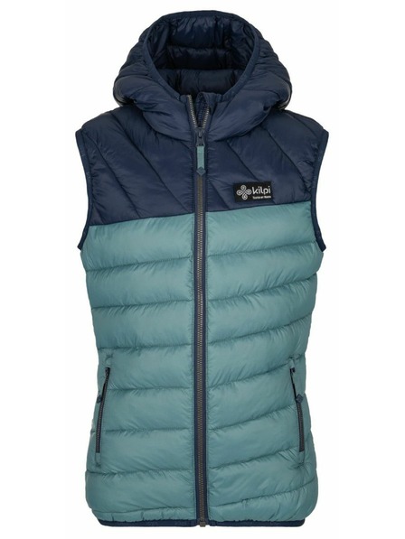 Kilpi Детска топла жилетка Kilpi TOMM-JB Тъмнозелен