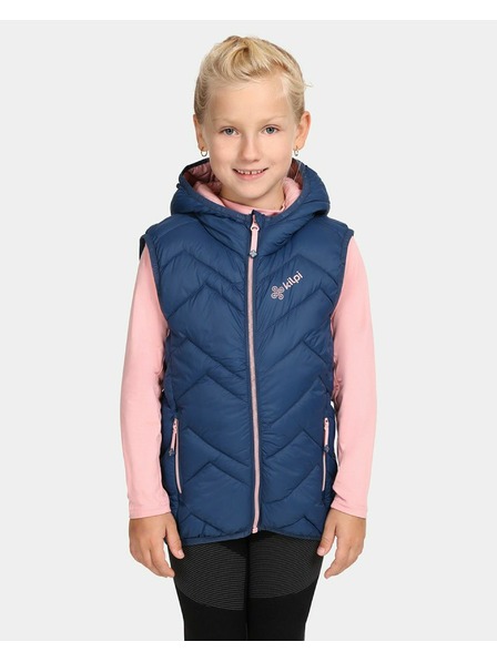 Kilpi Детска топла жилетка Kilpi TOMM-JG Тъмносин