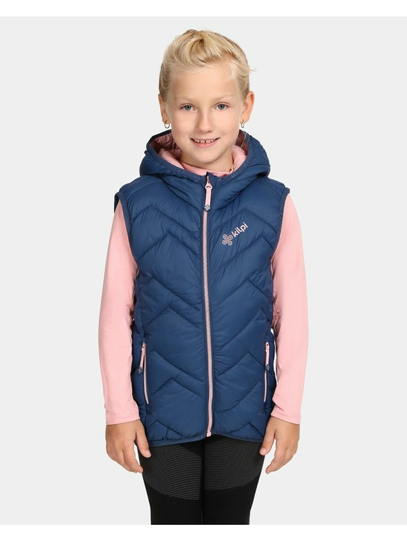 Kilpi Детска топла жилетка Kilpi TOMM-JG Тъмносин