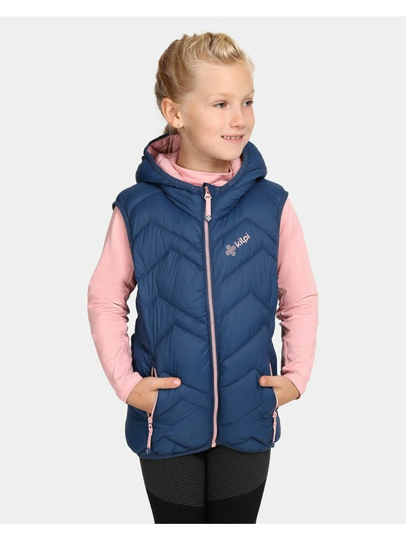 Kilpi Детска топла жилетка Kilpi TOMM-JG Тъмносин