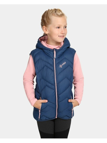 Kilpi Детска топла жилетка Kilpi TOMM-JG Тъмносин