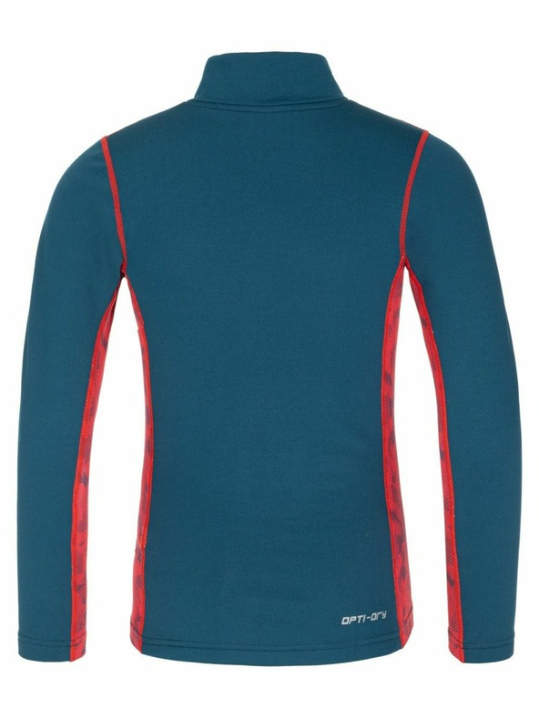 Kilpi Детска функционална тениска с дълъг ръкав Kilpi WILLIE-J Тюркоазена