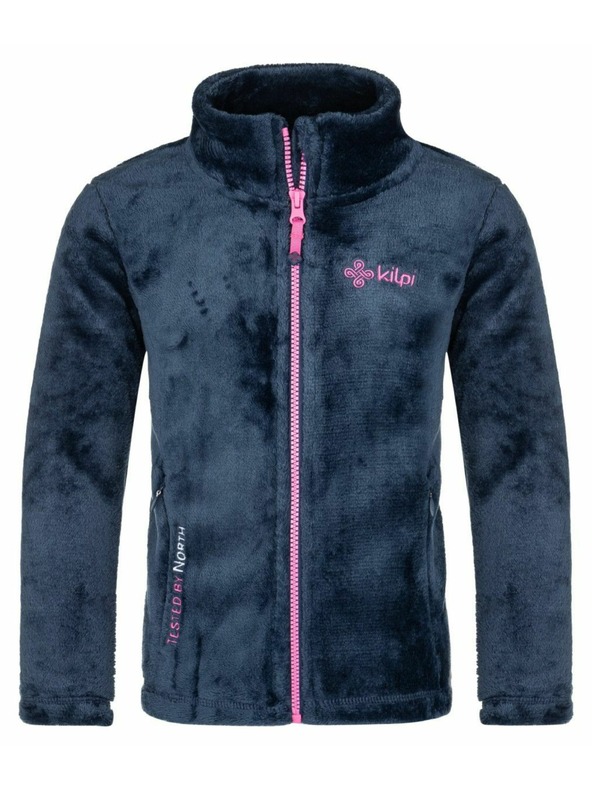 Kilpi Момичешки топъл суитшърт без качулка Kilpi ERIN-JG Тъмносин