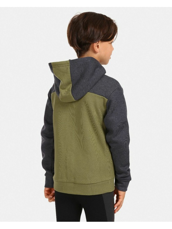 Kilpi Детски памучен суитшърт Kilpi PREDA-JB Зелен