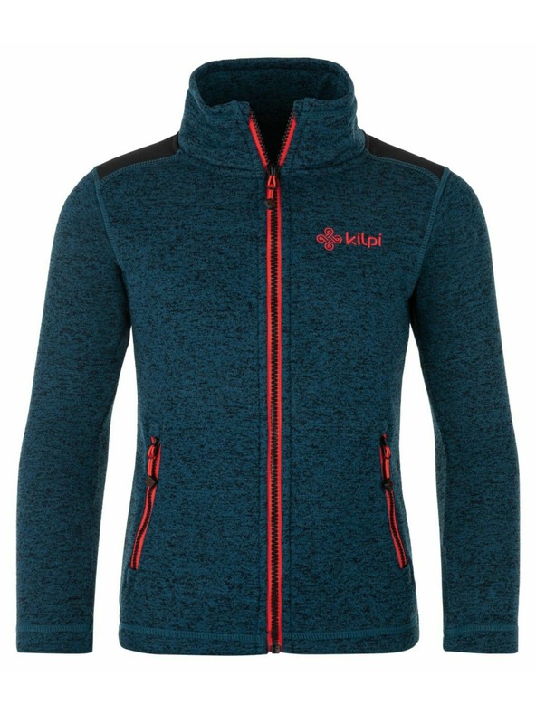 Kilpi Момчешки суитшърт с цял цип Kilpi REGIN-JB Тюркоазен