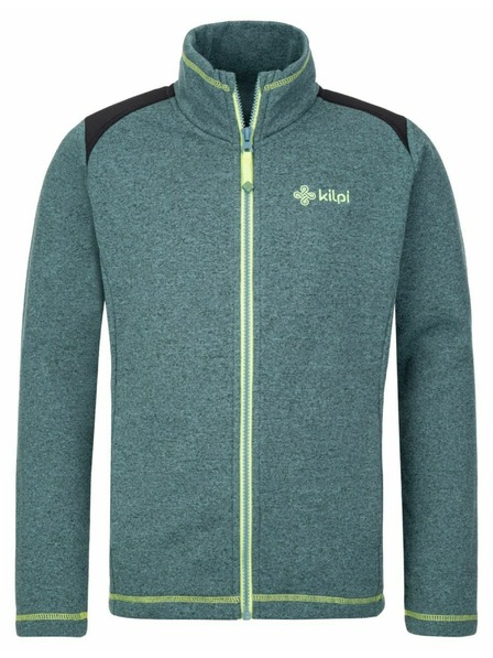 Kilpi Детски поларен суитшърт Kilpi REGIN-JB Тъмнозелен