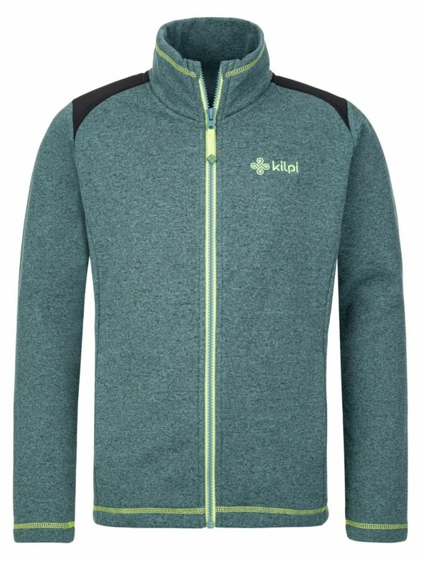 Kilpi Детски поларен суитшърт Kilpi REGIN-JB Тъмнозелен