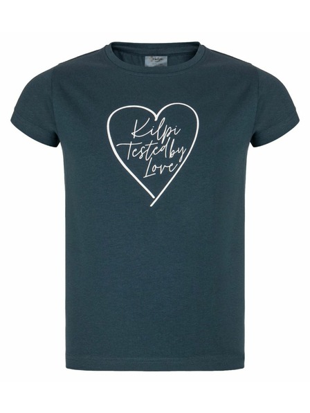 Kilpi Girls' Cotton T-Shirt Kilpi ALBION-JG Navy Blue