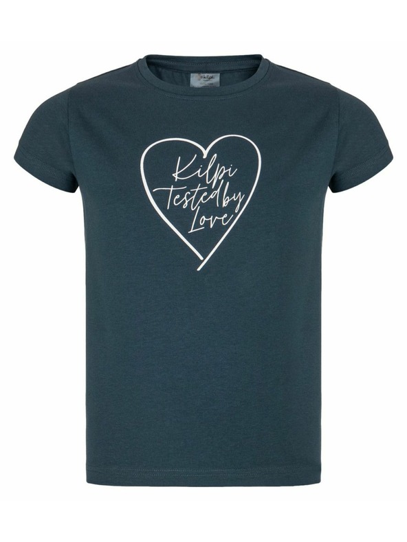 Kilpi Детска памучна тениска Kilpi ALBION-JG Тъмносиня