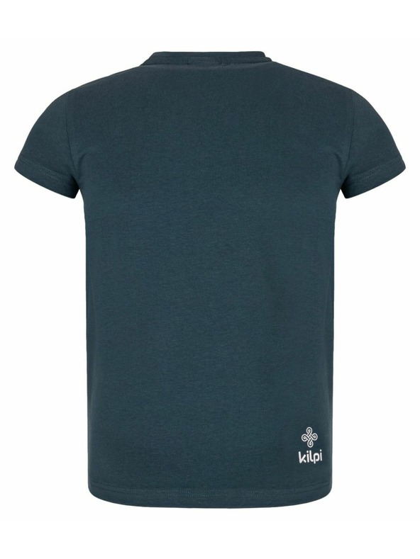 Kilpi Детска памучна тениска Kilpi ALBION-JG Тъмносиня