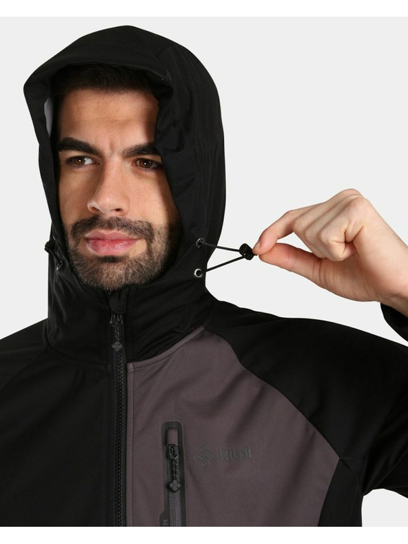 Kilpi Мъжко софтшел яке Kilpi BELTRA-M Черно