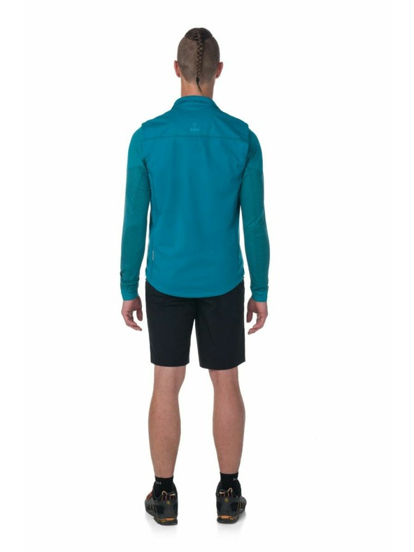 Kilpi Мъжка softshell жилетка Kilpi RIELLO-M Тюркоазена