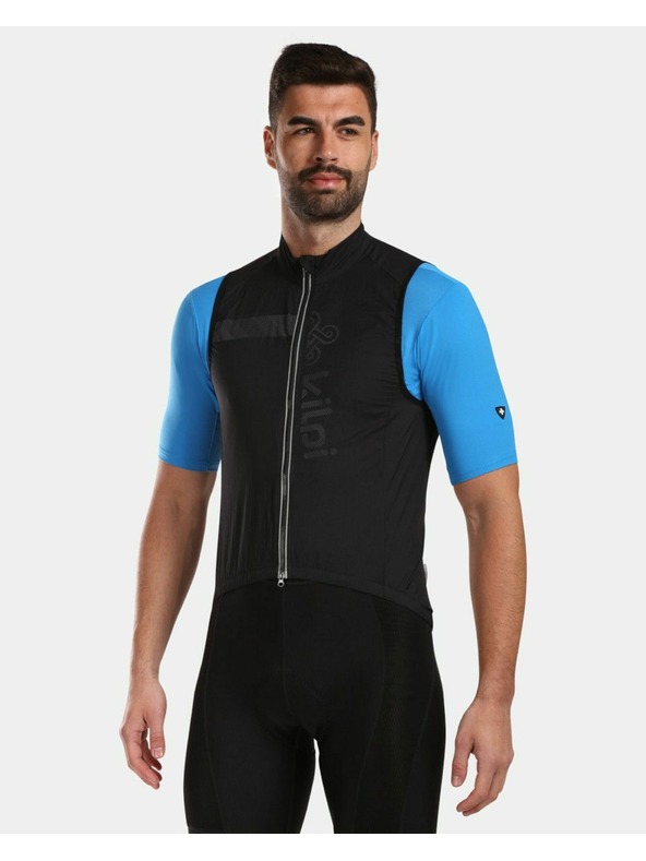 Kilpi Мъжка вятъроустойчива жилетка Kilpi FLOW-M Черна