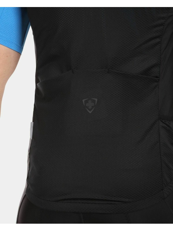 Kilpi Мъжка вятъроустойчива жилетка Kilpi FLOW-M Черна