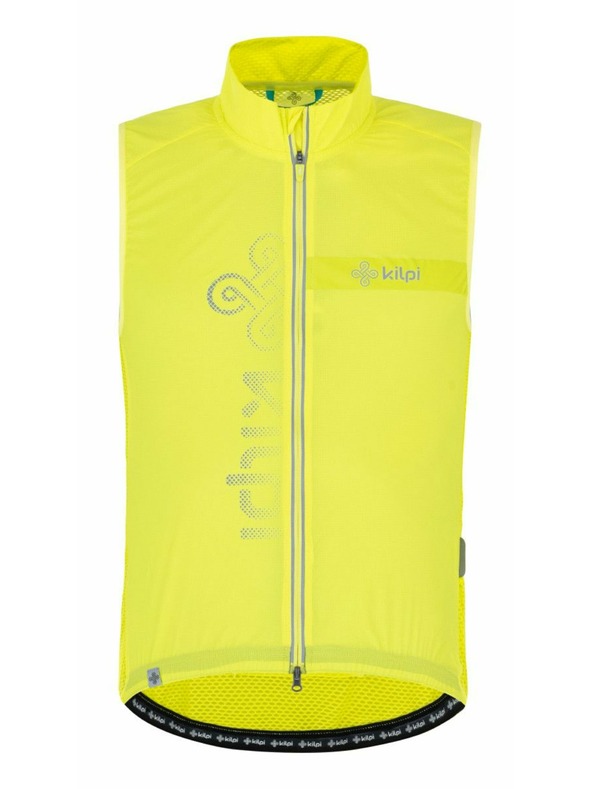 Kilpi Мъжка колоездачна жилетка Kilpi FLOW-M Светлозелена