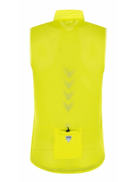 Kilpi Мъжка колоездачна жилетка Kilpi FLOW-M Светлозелена