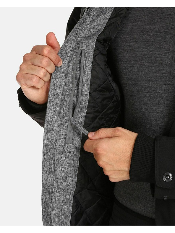 Kilpi Мъжко зимно затоплено яке Kilpi ALPHA-M Черно