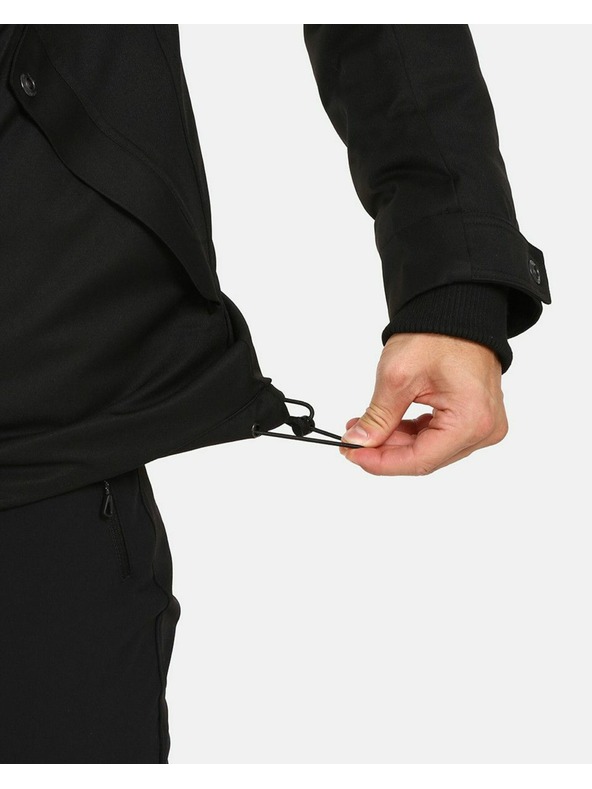 Kilpi Мъжко зимно затоплено яке Kilpi ALPHA-M Черно