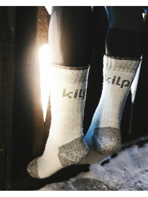 Kilpi Вълнени чорапи Kilpi LECCO-U Светлосив