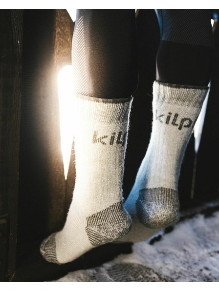Kilpi Вълнени чорапи Kilpi LECCO-U Светлосив