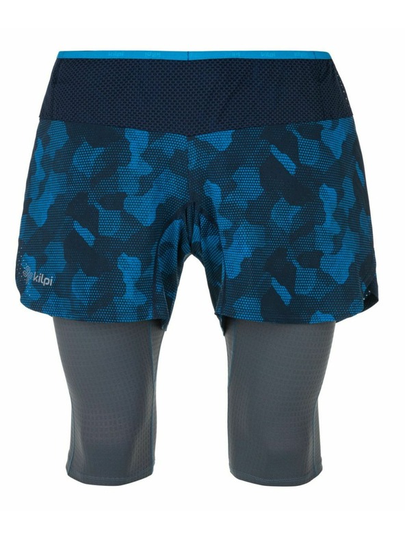 Kilpi Мъжки бягащи къси панталони 2 в 1 Kilpi BERGEN-M Тъмносин