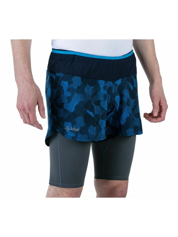 Kilpi Мъжки бягащи къси панталони 2 в 1 Kilpi BERGEN-M Тъмносин
