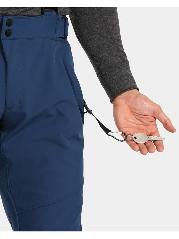 Kilpi Мъжки софтшел панталони за ски Kilpi RHEA-M Dark Blue