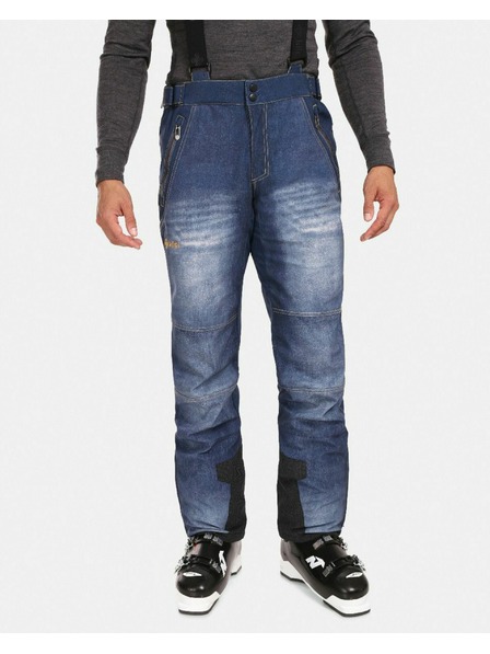 Kilpi Мъжки софтшел ски панталони Kilpi JEANSO-M тъмно синьо