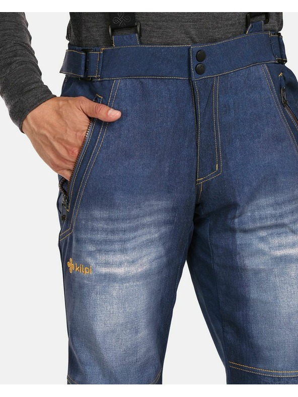 Kilpi Мъжки софтшел ски панталони Kilpi JEANSO-M тъмно синьо