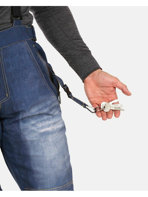 Kilpi Мъжки софтшел ски панталони Kilpi JEANSO-M тъмно синьо