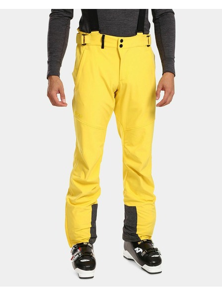 Kilpi Мъжки softshell ски панталони Kilpi RHEA-M Жълт