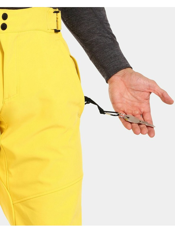 Kilpi Мъжки softshell ски панталони Kilpi RHEA-M Жълт