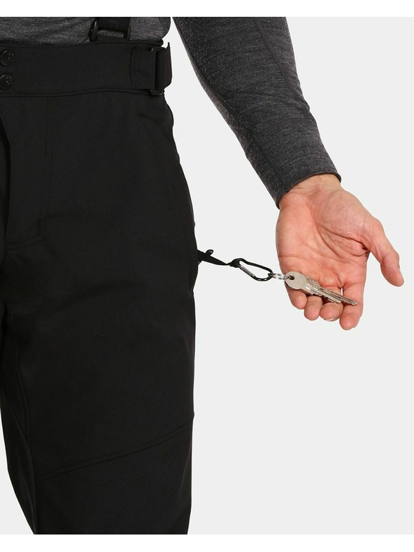 Kilpi Мъжки ски панталони от софтшел Kilpi RHEA-M Black