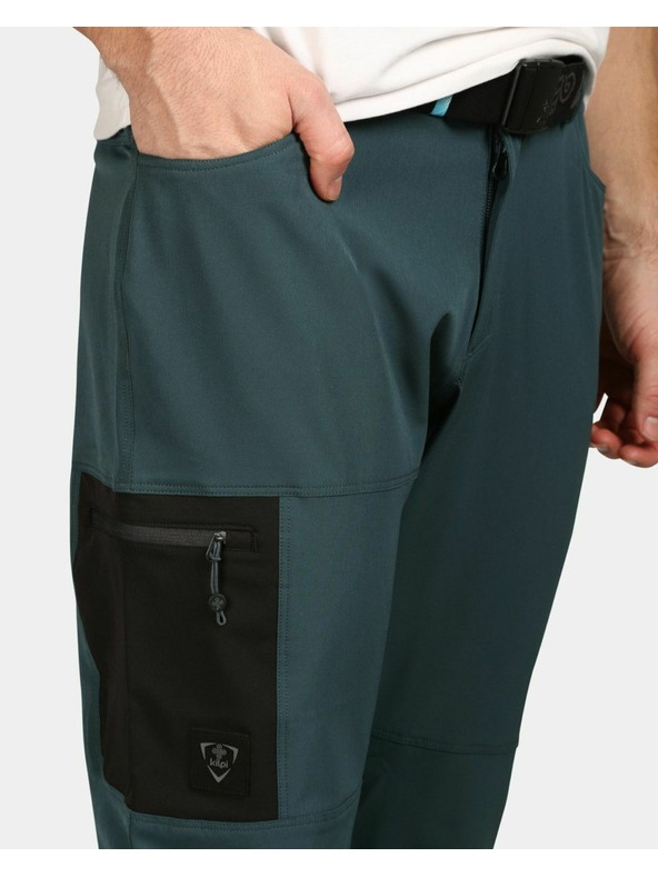 Kilpi Мъжки панталони за открито Kilpi LIGNE-M тъмнозелен