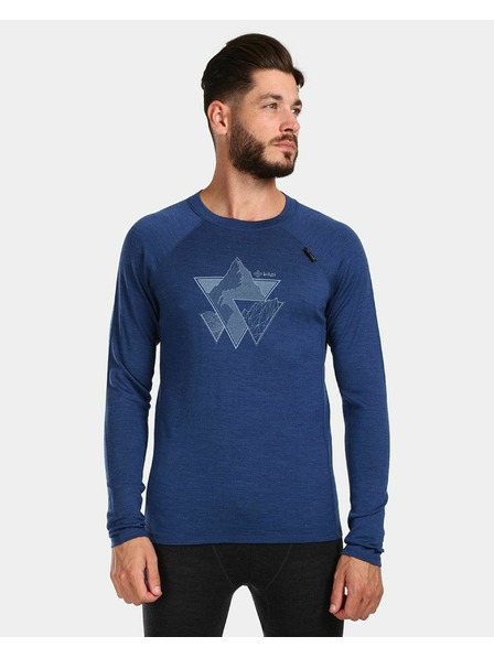 Kilpi Мъжко термо бельо с дълъг ръкав Kilpi MAVORA TOP-M Тъмносиня