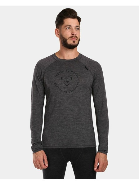 Kilpi Мъжко термо бельо с дълъг ръкав Kilpi MAVORA TOP-M Тъмносива
