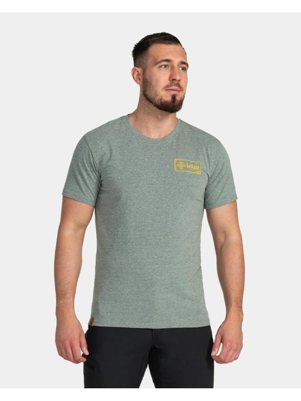 Kilpi Мъжка памучна тениска Kilpi BANDE-M Тъмнозелена